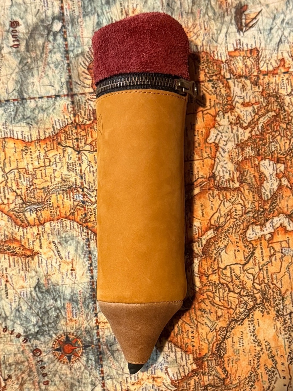 Full Grain Leather Pencil Pencil Case